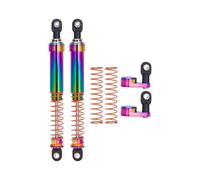 Motorcycle suspension shock 2Pcs Big Bore Shocks Oil Damper With Offset Shock Cap Accessories Parts For 1/10 RC LCG SCX10 TRX4 TR X4 Capra VS4-10