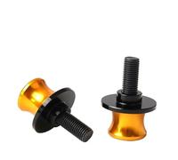 Motorcycle Swing Arm Spools Slider For Ninja H2R H2 H2 SX 1000SX 650 400 250 Motorcycle 6mm 8mm 10mm Rear Rocker Arm Spool Slider(Gold,8mm)