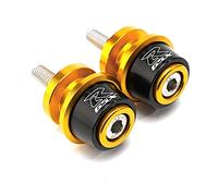 Motorcycle Swing Arm Spools Sliders CNC Swing Arm Stand Screw Swingarm Stand Paddock Compatible for Suzuki GSXR1000 GSXR1300 GSXR600 GSXR750 GSXR 125 GSXR 150 (Gold)