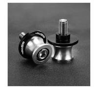 Motorcycle Swing Arm Stand Screws Sliders Spools FOR CFMOTO 400GT 400NK 450NK 450SR 450SS 400 GT NK 450 SS SR Motorcycle 10MM Swingarm Spools Rear Stand Screws Sliders(C Silver 10mm)