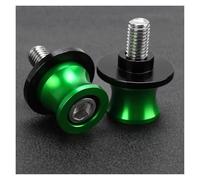 Motorcycle Swingarm Bobbins 8MM For KAWASAKI ZR750 For ZEPHYR 1991-2001 Motorcycle Swingarm Spools Stand Screws Sliders For Rear Paddock Stand(Green,A)