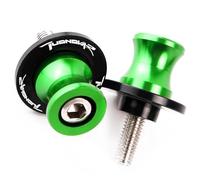 Motorcycle Swingarm Sliders Spools Paddock Stand Bobbins Swing Arm Compatible with Tuono V4 R V4R 2011-2017 2012 2013 2014-2016(6mm Green)