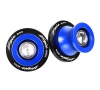 motorcycle swingarm spool Swingarm Spools Universal Motorcycle Frame Swingarm Spools Sliders Stand Universal 8mm For Zx6R Z800 Z1000R Er6N/F Little 650(Blue)