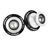 motorcycle swingarm spool Swingarm Spools Universal Motorcycle Frame Swingarm Spools Sliders Stand Universal 8mm For Zx6R Z800 Z1000R Er6N/F Little 650(Silver)