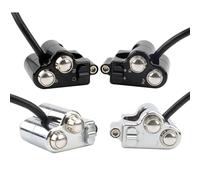 Motorcycle Switch 1"25mm Handlebar Motorcycle Turn Signal Lights Control Switch Horn Start Kill Button Universal(22mm switch adapter)