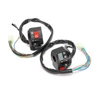 Motorcycle Switch 1 Pair Motorcycle Handle Bar Switches Fog Light Horn Turn Signal Start Handlebar Controller Switch For SRZ MTR