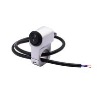 Motorcycle Switch 22mm 7/8in Aluminum Alloy Motorcycle Handlebar Headlight Switch Three-position Waterproof 12V Fog Spotlight Retro(Silver 2)