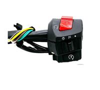 Motorcycle Switch 22mm Motorcycle Switch Horn Button Turn Signal Electric Fog Light Start Handlebar Waterproof Controller(1pcs right)