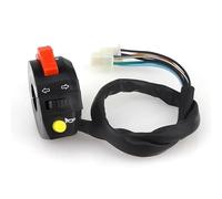 Motorcycle Switch 3-Function Kill Light Hi-Lo Beam Electric Start Switch For 50cc 70cc 90cc 110cc 125cc ATV Quad Pit Bike Bu&ggy Go Kart(Color 1)