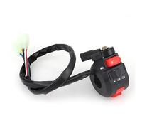 Motorcycle Switch 3-Function Kill Light Hi-Lo Beam Electric Start Switch For 50cc 70cc 90cc 110cc 125cc ATV Quad Pit Bike Bu&ggy Go Kart(Color3)