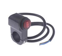 Motorcycle Switch Aluminum Alloy Motorcycle Handlebar Headlight Switch Three-position Waterproof 12V Fog Spotlight Retro 22mm 7/8in