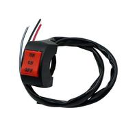 Motorcycle Switch Bike Scooter Handlebar ON-ON-OFF Headlight Fog Spot Light Low Beam High Beam Switch 22mm 7/8in Universal Motorbike Handlebar Mount On Off