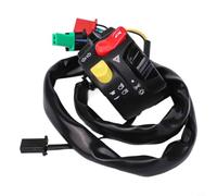 Motorcycle Switch Constructed From Abs Material Featuring A Modern Black Design For Easy Installation On Handlebars To Improve Rider Safety And Convenience During Travel