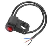 Motorcycle Switch Control Button Handlebar Light Switch On/Off Fog Spot 12V Motorcycle Accessories Headlight Handlebar(Single switch)