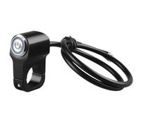 Motorcycle Switch Control Handlebar Motorcycle 7/8" 22mm Handlebar Control Switch Horn Push Button Light Momentary RED Blue ATV E-Bike Motorbike Starter Kill Swtich(2)