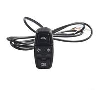 Motorcycle Switch Handle with Turn Signal Light and On/Off Button, 36V/48V Waterproof IP54, Black ABS Material for 22.2mm Installation Diameter