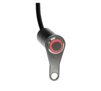 Motorcycle Switch LED Motorcycle Switch ON-OFF Headlight Fog Light Horn Start Kill Handlebar Adjustable Mount Waterproof Switches Button(A red)
