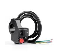 Motorcycle Switch Motorcycle 22mm 7/8" Headlights Turn Signal Lights Horn Motorbike Handlebar MountPush Button Beam Universal Switch