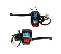Motorcycle Switch Motorcycle 22mm Handlebar Handle Switch Assembly Starter Light Drum Disc Brake Lever For GY6 50cc-150cc Scooter Moped(A)