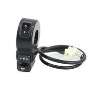 Motorcycle Switch Motorcycle Handlebar Head Light Turn Switch Headlight Horn ON/Off Control Switches 3-in-1