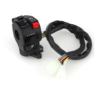 Motorcycle Switch Motorcycle Handlebar Switch Accessories Left Turn Signal Horn Start Choke Starter 7/8" 22mm ATV/Quad Universal(With damper switch)