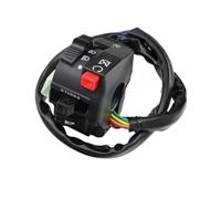 Motorcycle Switch Motorcycle Handlebar Switch Assembly Multi-function Left Turn Signal Horn Start Choke Starter For 7/8" 22mm ATV/Quad Horn Switch Handlebar(Without air door)