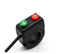 Motorcycle Switch Motorcycle Handlebar Switch Electric Bike Scooter Horn Turn Signals On/Off Button Light Accessories 22mm Horn Switch Handlebar(B)