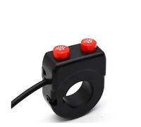 Motorcycle Switch Motorcycle Handlebar Switch Electric Bike Scooter Horn Turn Signals On/Off Button Light Accessories 22mm Horn Switch Handlebar(A)