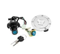 Motorcycle Switch Motorcycle Ignition Switch Lock Fuel Gas Cap Tank Cover Set For CBR 1000 CBR600 CBR600RR CBR600RR CBR750 2001-2006