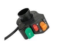 Motorcycle Switch Motorcycle Scooter Handlebar 3 In 1 ON-OFF Switch 7/8'' 22mm Diameter Headlights/Turn Signal Lights/Horn In