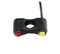 Motorcycle Switch Motorcycle Switch Electric Bicycle Scooter 7/8" 22mm Handlebar Switches Headlight Fog Lamp Horn ON OFF Start 2 Button(A)