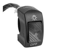 Motorcycle Switch ON OFF Control Buttton Handlebar Mount Headlight Signal Lamp Control Modified Switches Accessories Handlebar Ignition Switch Motorcycle Start Stop Button(Black)