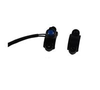 Motorcycle Switch Universal 7/8" Motorcycle Switch Handlebar Mount Electric Power Start Kill Horn Fog Light With Wire Harness Button(Blue 2)