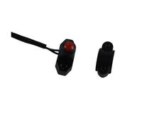 Motorcycle Switch Universal 7/8" Motorcycle Switch Handlebar Mount Electric Power Start Kill Horn Fog Light With Wire Harness Button(Red 2)