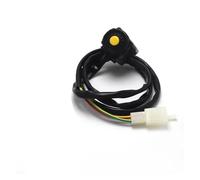 Motorcycle Switch Universal ATV Motorcycle Dual Sport Dirt Quad Start Horn Kill Off Stop Switch Button Motorbike Accessories(Yellow)