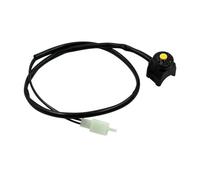 Motorcycle Switch Universal Motorcycle Kill Stop Red Push Button Horn Starter Dirt Bike ATV UTV Dual Sport For 22mm Handlebar Mounted Bars(Yellow)