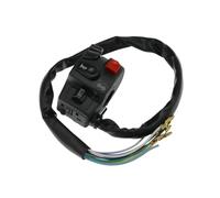 Motorcycle Switches Compatible With Motorcycle Handlebar Switch Assembly Engine Electric Start Kill Horn Headlight Fog Light Push Button Switch 7/8"