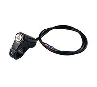 Motorcycle Switches Handlebar Mount Warning Light Switch Waterproof Button Flasher Lamp Controller Adapter Headlight Assembly Replacement Knob Trim Motorcycle Handlebar High