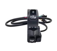 Motorcycle Switches Handlebar Switch 4-in-1 Electric Vehicle Multifunction Waterproof Combination Universal Horn Electric Scooter 22MM 7/8 Inch