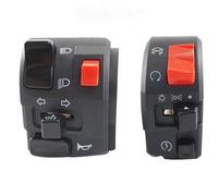 Motorcycle Switches Motorcycle Handlebar Control Switch Universal Modified Handlebar Switch Turn Signal Fog Lamp Start 22Mm 7/8Inch