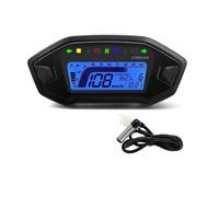 Motorcycle Tachometer 10000rpm Digital Moto Dashboard 7 Colors Adjust With Odometer For 1 2 4 Cylinder Dashboard Tachometer Gauge