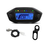 Motorcycle Tachometer 10000rpm Digital Moto Dashboard 7 Colors Adjust With Odometer For 1 2 4 Cylinder Dashboard Tachometer Gauge
