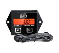 Motorcycle Tachometer - Accurate Real-Time Revolutions Per Minute Measurement Engine RPM Device Tool | Gear Outdoor Adventure Repair Family Friends Bikes Automotive Diagnostic Instrument Gauge