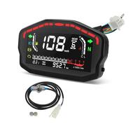 Motorcycle Tachometer Gauge 2,4 Cylinders Universal Tachometer Motorcycle Digital Odometer Fuel Meter Display Dashboard Tachometer