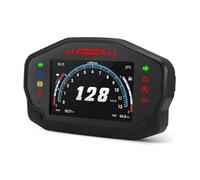 Motorcycle Tachometer Gauge 2023 Universal 12v Moto Dashboard TFT Screen Motorcycle Tachometer Instrument Panel Odometer Tachometer for 2/4 Cylinder