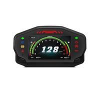 Motorcycle Tachometer Gauge 299km Universal Motorcycle Tachometer LED Digital Odometer Dashboard compatible Oil Gauge Instrument with Sensor