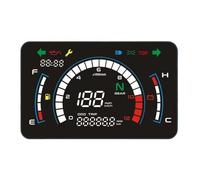 Motorcycle Tachometer Gauge For EX5 Motorcycle Digital Tachometer Motobike Dashboard Lager Board With Bracket Universal Adjustable