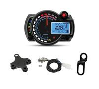 Motorcycle Tachometer Gauge Universal Digital Motorcycle 7 Colors Speed Gauge Meter MAX 299KM/H Dashboard RX2N Odometer Tachometer Instrument