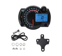 Motorcycle Tachometer Gauge Universal Digital Motorcycle For RX2N Odometer Tachometer Meter Instrument Adjustable For MAX 299KM/H 7colors Dashboard
