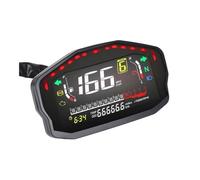 Motorcycle Tachometer Gauge Universal RPM Motorcycle Meter GPS Tachometer Digital Odometer Electric Injection Carburetor Instrument Multi-function Trip